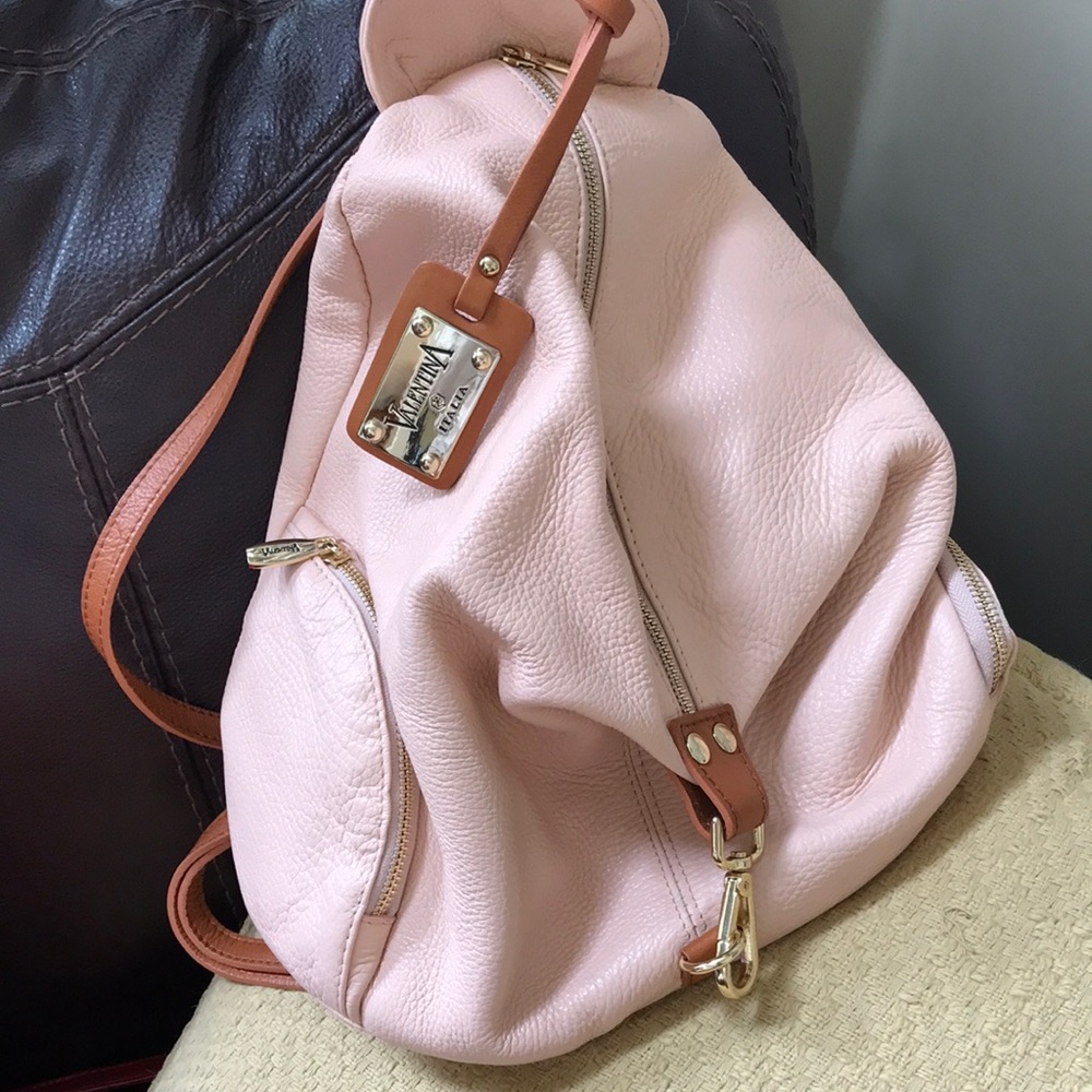 Valentina Italian leather backpack